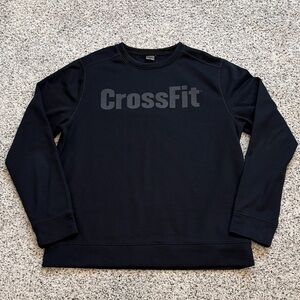 Nobull Men's Black Crewneck Sweater, size large